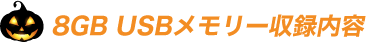 8GB USBメモリー収録内容