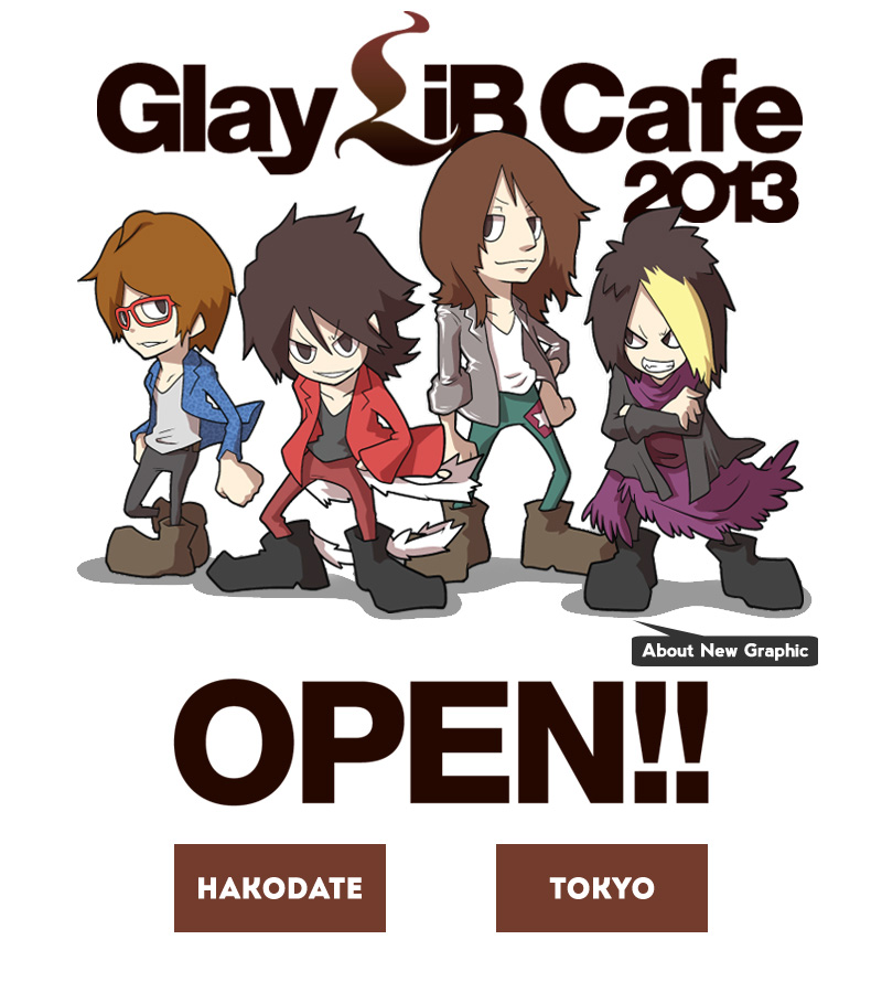 GLAY LiB CAFE 2012 Winterグッズ G-DIRECTにて2013年1月8日（火