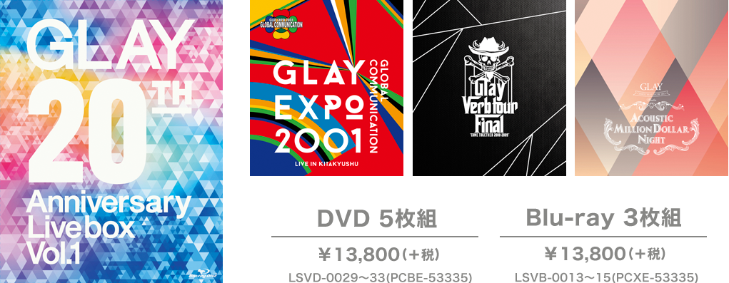 GLAY 20th Anniversary Livebox Vol.1