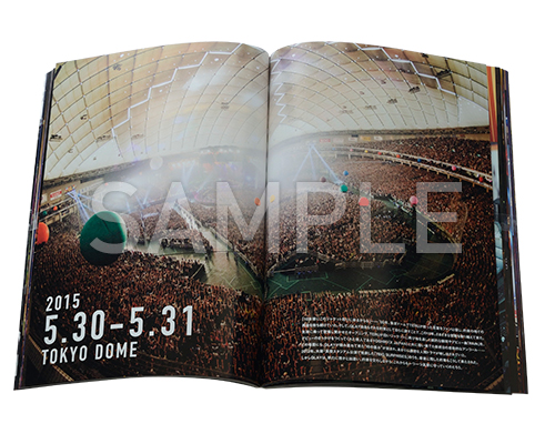 東京ドーム公演2 DAYS・MMH横浜アリーナ公演が収録された豪華108ページブックレット
